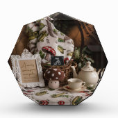 Schattige Cottagecore setup Zwangerschapsaankondig Fotoblokken (Voorkant)