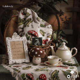 Schattige Cottagecore setup Zwangerschapsaankondig Kaart