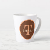 Schattige Country varken liefhebbers toevoegen mon Latte Mok (Rechterhoek)