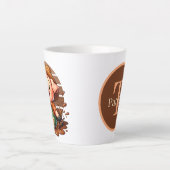 Schattige Country varken liefhebbers toevoegen mon Latte Mok (Voorkant)