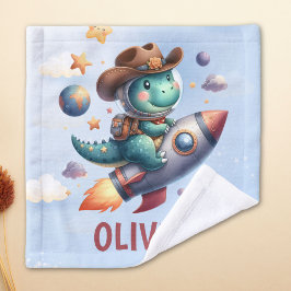 Schattige Cowboy Astronaut Dinosaurus Rijdende Rui Washandje