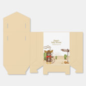 Schattige Cowboy Beer Western Rodeo Cactus Baby sh Bedankdoosjes (Ongevouwen)