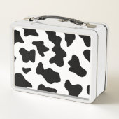 schattige cowboy, koe zwart-wit boerderij (Achterkant)