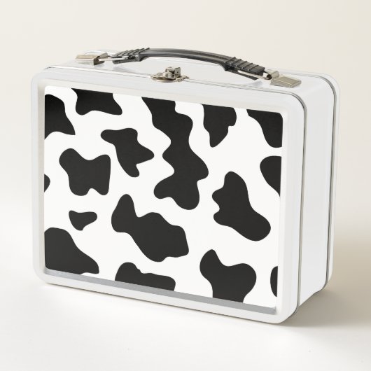 schattige cowboy, koe zwart-wit boerderij (Voorkant)