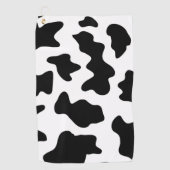 schattige cowboy, koe zwart-wit boerderij golfhanddoek (Voorkant)