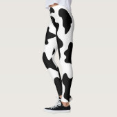 schattige cowboy, koe zwart-wit boerderij leggings (Links)