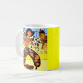 schattige cowboy koffiemok (Voorkant links)