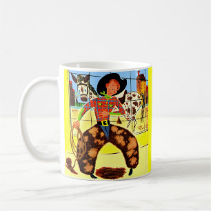 schattige cowboy koffiemok