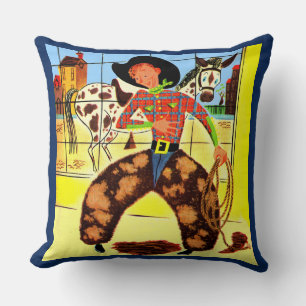schattige cowboy kussen