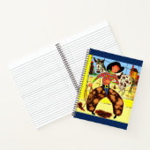 schattige cowboy notitieboek (Binnen)