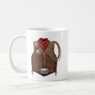 Schattige Cowboy Western Cowboy Outfit Mannen Koffiemok
