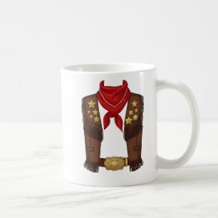 Schattige Cowboy Western Cowboy Outfit Mannen Koffiemok