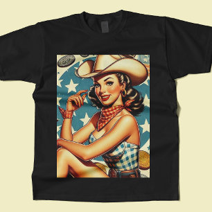 Schattige  cowgirl t-shirt