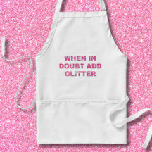 Schattige crafting citaat roze glitter