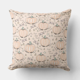 Schattige Cream Little Pumpkin Autumn Sierkussen