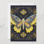 Schattige Creatief Vlinderkunst Verjaardagsfeest Kaart (Achterkant)