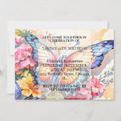 Schattige Creatief Vlinderkunst Verjaardagsfeest Kaart (Voorkant)