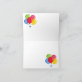 Schattige Creature Verjaardagswensen Kaart (Binnen)