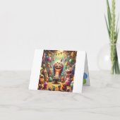 Schattige Creature Verjaardagswensen Kaart (Achterkant)