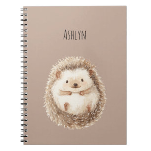 Schattige Crème Egel Notitieboek
