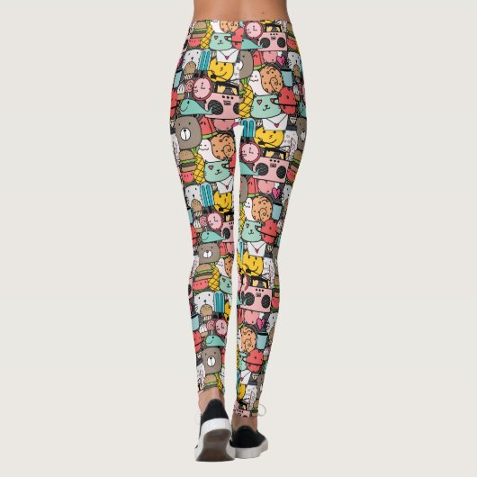 Schattige criteria leggings (Achterkant)