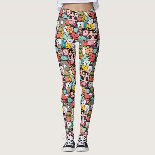 Schattige criteria leggings (Voorkant)