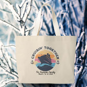 Schattige Cruisen samen Geel & Blauw PERSONALISERE Tote Bag