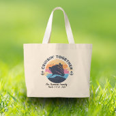 Schattige Cruisen samen Geel & Blauw PERSONALISERE Tote Bag