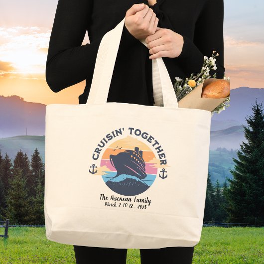 Schattige Cruisen samen Geel & Blauw PERSONALISERE Tote Bag