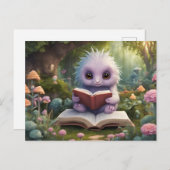 Schattige Cryptid-Briefkaart Briefkaart (Voorkant / Achterkant)