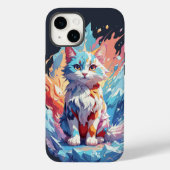 Schattige Crystal Fantasy Cat Design Case-Mate iPhone Case (Achterkant)