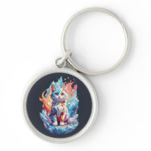 Schattige Crystal Fantasy Cat Design
