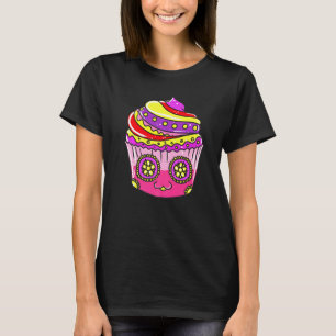 Schattige Cupcake Baking Bakker Gebak Chef Verjaar T-shirt
