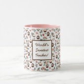 Schattige Cupcake  Koffiekopje voor Vrouwen Mok (Midden)