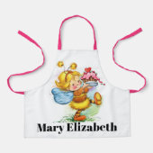 Schattige Cupcake Meisje Schort (Voorkant)
