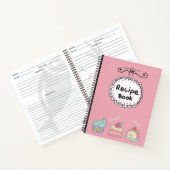 Schattige cupcake recept notitieboek (Binnen)