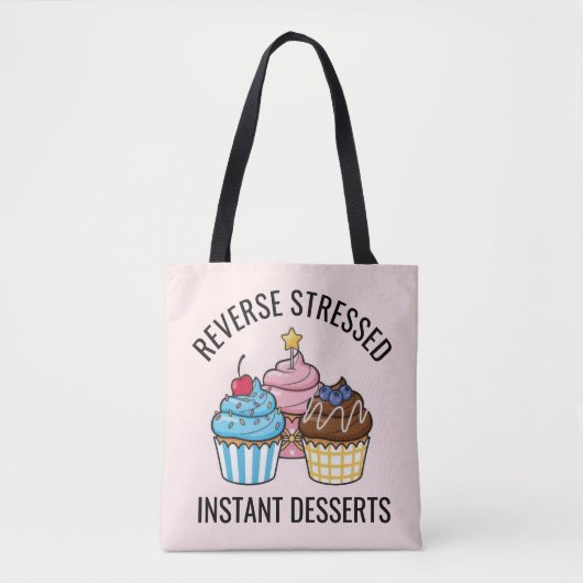 Schattige Cupcake Tote Bag (Voorkant)