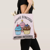 Schattige Cupcake Tote Bag (Dichtbij)