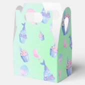 schattige cupcake Zoete zeemeermin Verjaardagsfees Bedankdoosjes (Geopend)