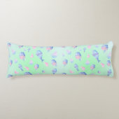 schattige cupcake Zoete zeemeermin Verjaardagsfees Lichaamskussen (Voorkant)