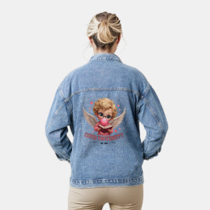 Schattige Cupid Universiteit Bubblegum Engel Esthe Denim Jacket