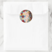 Schattige Cupid Valentijn - ! Ronde Sticker (Tas)