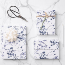 Schattige Cupido Engel Blauw Bloemen Toile