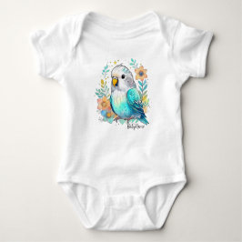 Schattige Custom Baby Budgie Bodysuit