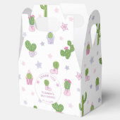 Schattige Custom Cactus Baby shower Bedankdoosjes (Geopend)