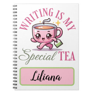 Schattige Custom Pink Writing is mijn speciale the Notitieboek
