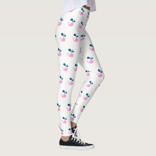 Schattige Cute Baby Whale Leggings (Rechts)
