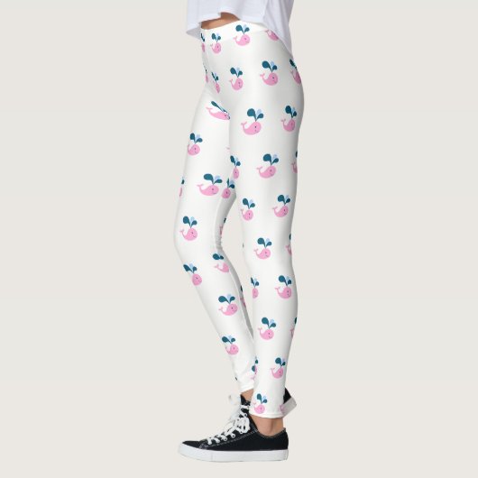 Schattige Cute Baby Whale Leggings (Links)