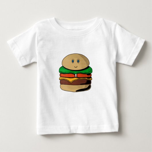 Schattige Cute Burger Hamburger Kawaii (Voorkant)