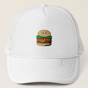 Schattige Cute Burger Hamburger Kawaii Trucker Pet
